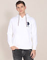 U.S. Polo Assn. Drawstring Hood Solid Sweatshirt