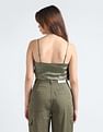 Calvin Klein Halter Neck Satin Top