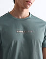 USPA Active Solid Slim Fit T-Shirt