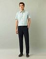 Arrow Newyork Satin Manhattan Slim Fit Shirt