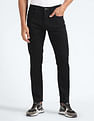 Flying Machine Mid Rise Slash Slim Tapered Jeans