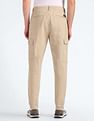Flying Machine Mid Rise Solid Cargo Utility Trousers