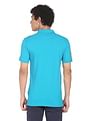 Flying Machine Appliqued Solid Pique Polo Shirt