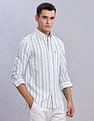 Tommy Hilfiger Striped Regular Fit Plain Woven Shirt