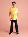 U.S. Polo Assn. Kids Boys Cotton All Over Print Shirt