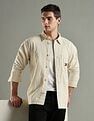 Tommy Hilfiger Solid Oversized Fit Cotton Shirt