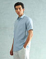 Arrow Cotton Linen Regular Fit Shirt