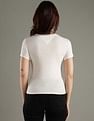 Tommy Hilfiger Logo Slim Fit Cotton T-Shirt