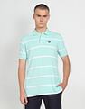 Arrow Sports Contrast Stripe Cotton Polo Shirt
