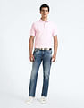 Flying Machine Cotton Solid Polo Shirt