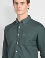 U.S. Polo Assn. Denim Co. Solid Linen Cotton Shirt