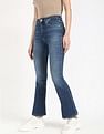 Calvin Klein Jeans Womens Whiskered Skinny Fit Jeans