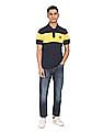 U.S. Polo Assn. Cotton Colour Block Polo Shirt