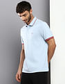 Calvin Klein Contrast Striped Cotton Polo Shirt