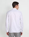 Arrow Self Design Manhattan Slim Fit Shirt
