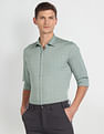 Arrow Windowpane Check Slim Shirt
