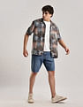Calvin Klein Jeans Abstract Regular Fit Poplin Woven Shirt