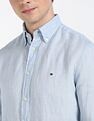 Tommy Hilfiger Solid Regular-Fit Linen Shirt