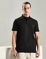 Tommy Hilfiger Solid Regular Fit Cotton Polo T-Shirt