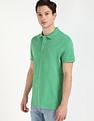 Tommy Hilfiger Solid Slim-Fit Cotton Polo Shirt