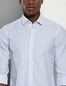 Tommy Hilfiger Textured Stripe Cotton Shirt
