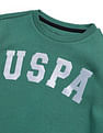 U.S. Polo Assn. Kids Boys Brand Printed Regular Fit Sweatshirt