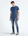 Flying Machine Slash Slim Tapered Fit Jeans