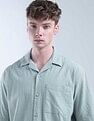 Flying Machine Oversized Fit Graph Checked Digitopia Shirt