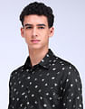 Flying Machine F-Lite Digital Print Sateen Shirt