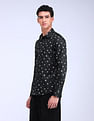 Flying Machine F-Lite Digital Print Sateen Shirt