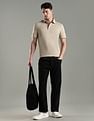 Tommy Hilfiger Solid Regular Fit Cotton Polo T-Shirt