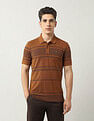 Arrow Sport Horizontal Striped Dynamax Polo Shirt