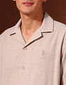 U.S. Polo Assn. Textured Pure Cotton Shirt