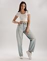 Calvin Klein Jeans Heavy-Wash Loose-Fit High Rise Jeans