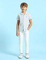 U.S. Polo Assn. Kids Boys Geometric Printed Regular Fit Shirt
