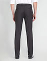 Arrow Solid Dobby Formal Trousers