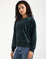 Calvin Klein Monogram Print Crew Neck Sweatshirt