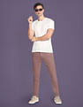 Flying Machine Slash Slim Tapered Clean Look Coloured Jeans