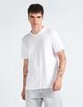 Calvin Klein Smooth Cotton Solid T-Shirt