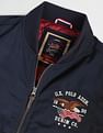 U.S. Polo Assn. Denim Co. Stand Collar Brand Embroidered Polyester Bomber Jacket
