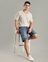 Tommy Hilfiger Relaxed-Fit Solid Mid Rise Shorts