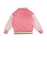 U.S. Polo Assn. Kids Girls Color Block Varsity Jacket