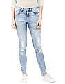 U.S. Polo Assn. Women Ripped Super Skinny Jeans