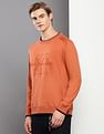 Calvin Klein Embossed Monogram Tipped Sweatshirt