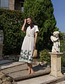 U.S. Polo Assn. Women Floral Printed Midi Shirt Dress
