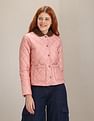 U.S. Polo Assn. Women Long Sleeve Solid Quilted Jacket