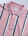 Flying Machine Vertical Striped Digitopia Polo Shirt