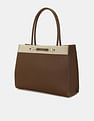 U.S. Polo Assn. Women Alina Colour Blocked Satchel Bag