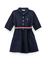 U.S. Polo Assn. Kids Girls Denim Shirt Dress