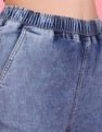 Flying Machine Women High Rise Acid Wash Jogger Jeans